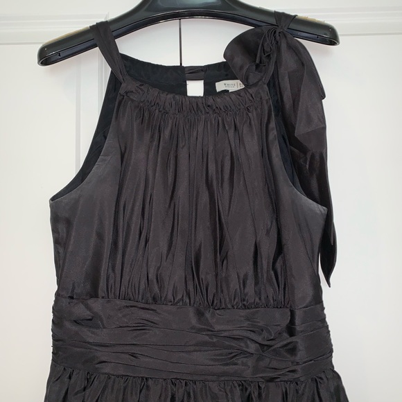 Black Halter Neck Dress, Size 10 - Picture 3 of 4
